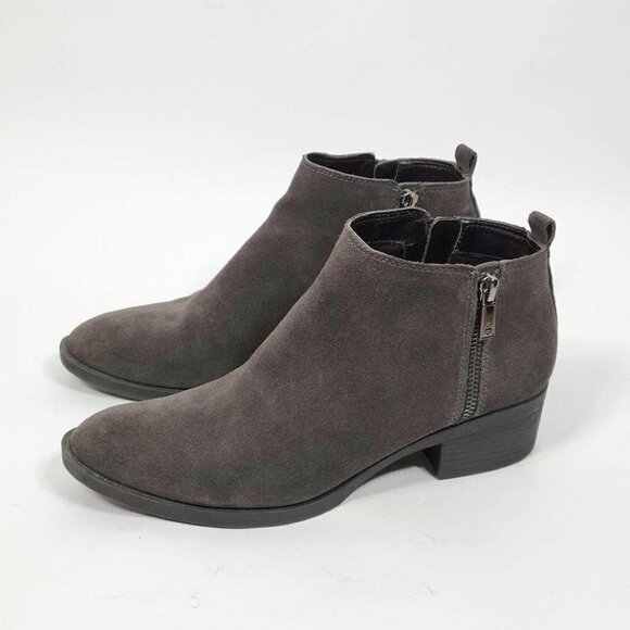 Kenneth Cole New York Suede Grey Boots #161 Size 8 - Picture 1 of 10